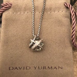 David Yurman Parsiolate and Diamonds necklace